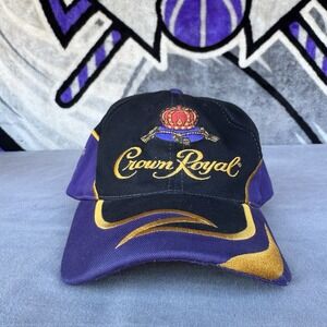 Black Crown Royal Championship Racing‎ Embroidered Hat Cap Adjustable USA